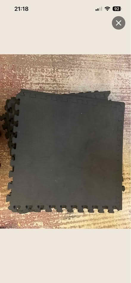 Photo of free Black gym matting (Bell Bar AL9) #1