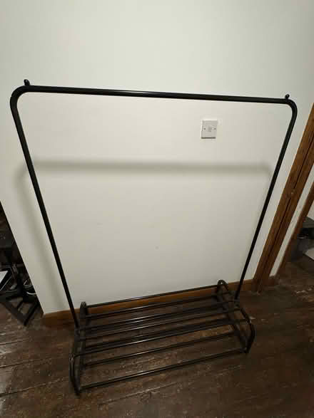 Photo of free Black metal clothing rail (Stoke Newington N16) #1
