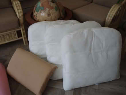 Photo of free large cushion pads. Memory foam pillow. Blankets. (Crowland PE6) #1