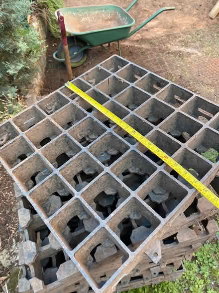 Photo of free 50cm sq grids drive/shed (Great Malvern WR14 3) #1