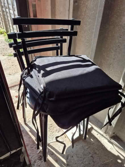 Photo of free Black table and 4 chairs (Littlemore OX4) #4