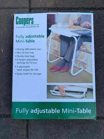 Photo of free Adjustable mini table (Lymm WA13) #1