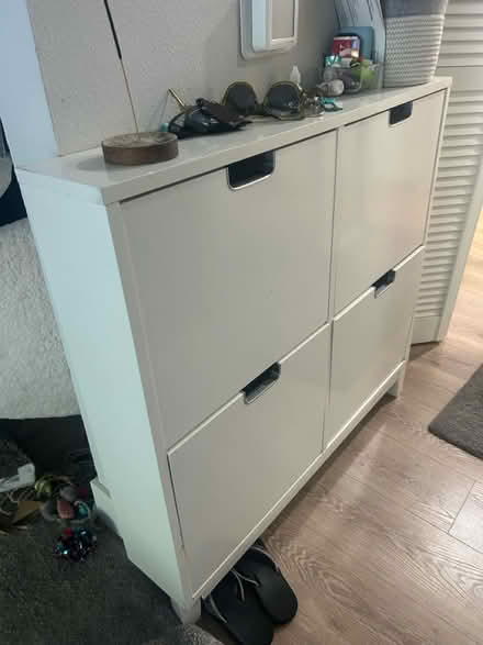 Photo of free White IKEA Shoe Cabinet (Hollywood/Los Feliz) #1