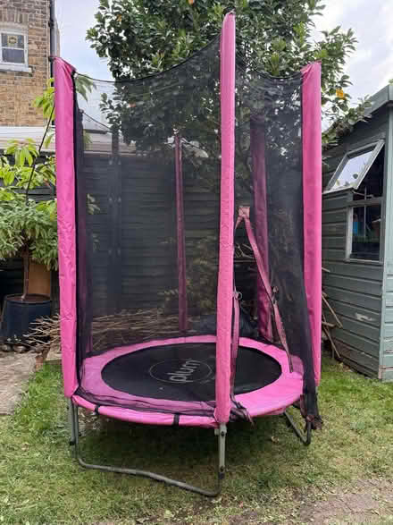 Photo of free Plum 6ft Junior Trampoline & Enclosure, Pink (kids') (Loftus Road W12) #1
