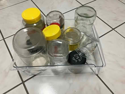 Photo of free GLASS wide mouth bottles (Britannia/Terry Fox) #1