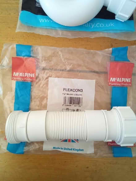 Photo of free Bath Plumbing Bits including Shallow Bath Trap (Catherine-de-Barnes B91) #3