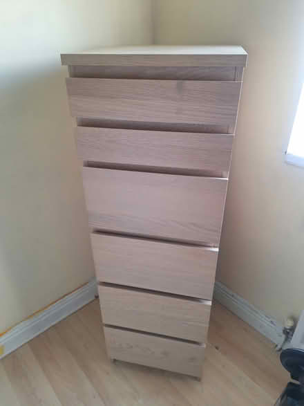 Photo of free Tall wood 6 drawers (Tallaght Dublin 24) #1