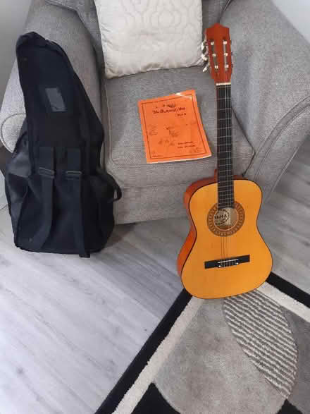 Photo of free Acoustic guitar, 3/4 size (Yaxley PE7) #1
