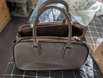 Photo of free Taupe Faux Leather Holdall Bag (Bracknell RG12) #1