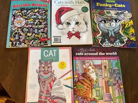 Photo of free 5 cat related adult coloring books (Drexel Hill) #1