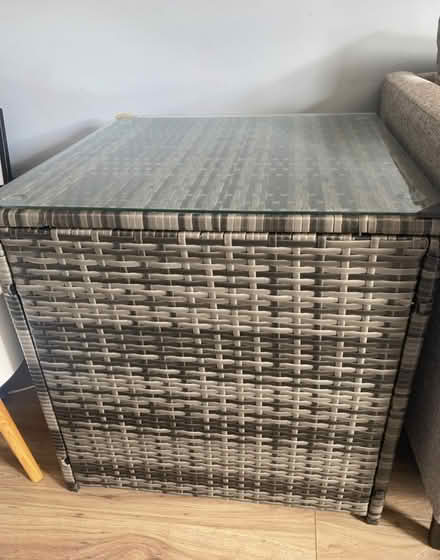 Photo of free Rattan garden table (North Watford WD24) #1