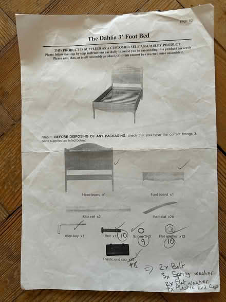 Photo of free Single Bed Frame (West Wickham BR4) #4