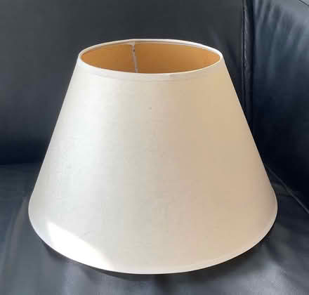 Photo of free Large cream coolie lampshade (GMV SE10) #1