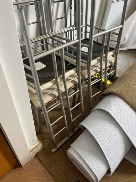 Photo of free Glass table and 4 chairs (Elland) #3