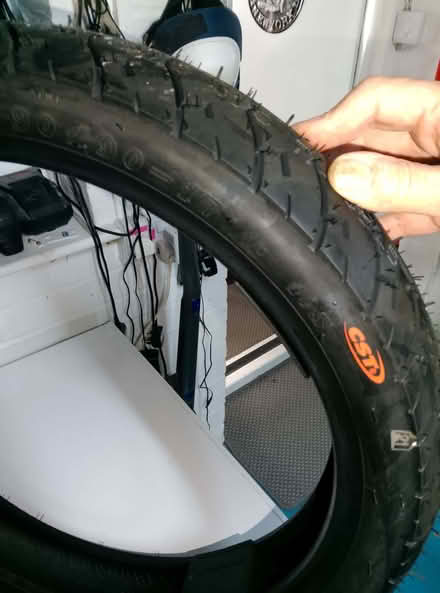 Photo of free New Motorcycle Tyre 90/90 -17'' Rim Front (Necton PE37) #1