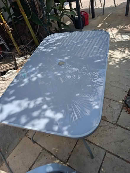 Photo of free Patio table 850*136. RG53NG (Woodley RG5) #2