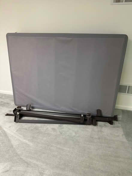 Photo of free Full size box spring and stand (Glen Mills Pa) #1