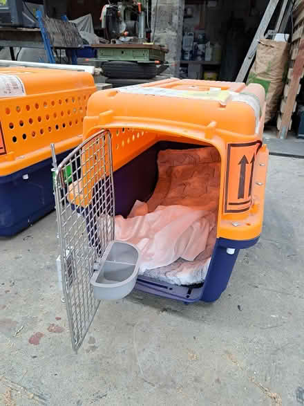 Photo of free Two animal travel carriers (Harden Moor BD21) #2