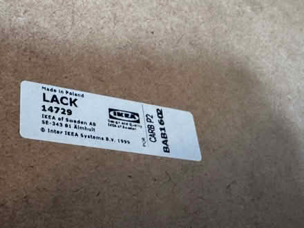 Photo of free IKEA LAX side table. White (KT3 New Malden) #2