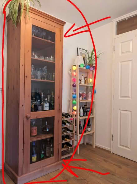 Photo of free Wooden drinks cabinet (Archway N19) #2
