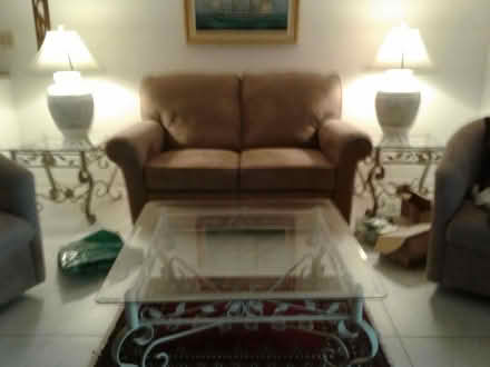 Photo of free Three piece matching glass tables (Deerfield Beach) #1
