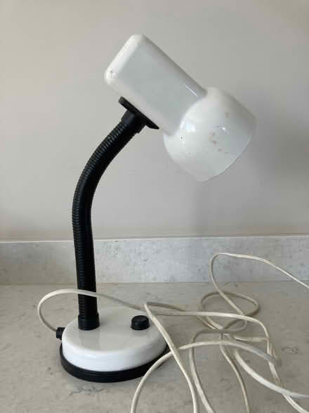 Photo of free White Desk / Bedside Lamp (Ryall WR8) #3