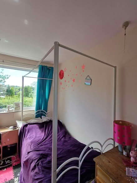 Photo of free 4 poster metal single bed (Codnor DE5) #1
