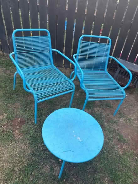 Photo of free Garden chairs and table (Bramley LS13) #1
