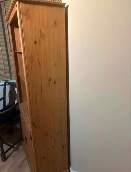 Photo of free pine bookcase (Elstow MK42) #2