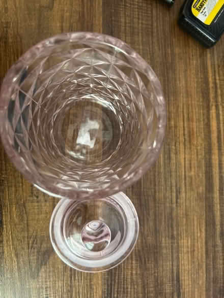 Photo of free Pink Glass Jar (Owings Mills,MD) #2