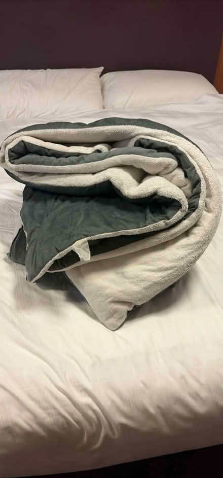 Photo of free Cosy Grey Blanket - Velvet (Kenilworth CV8) #2