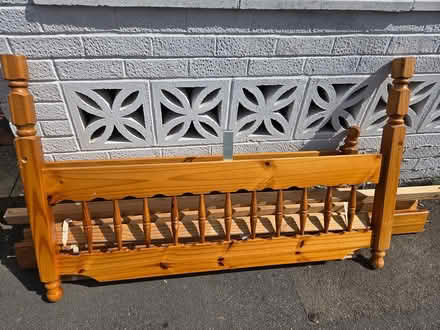 Photo of free Double wooden bed base (Caversham reading RG1) #1