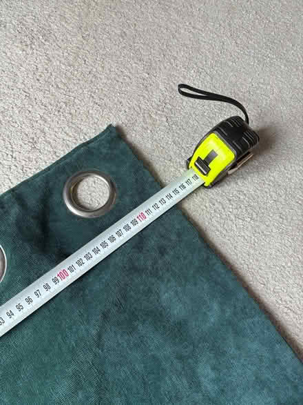 Photo of free Pair of Green blackout curtains (Slateford EH14) #3
