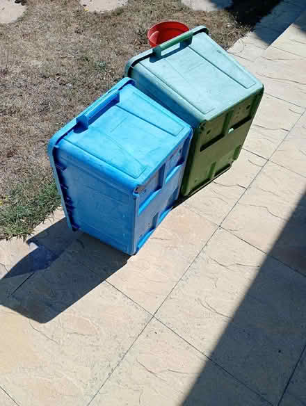 Photo of free Two plastic boxes (Shrewsbury) #1