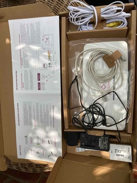 Photo of free Internet router with cables (Tolworth KT6) #1