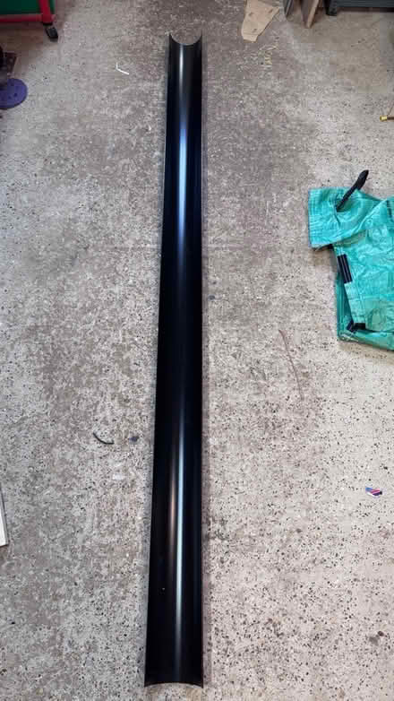 Photo of free 112mm black guttering, 1.9m length (Barkham RG41) #1