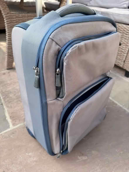 Photo of free Grey small suitcase with two wheels (Combe Down BA2) #1