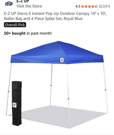 Photo of free 10x10 canopy (Alexandria, VA) #2
