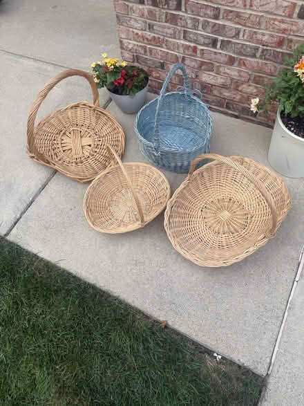 Photo of free 4 Wicker Baskets (Lower east side) #1