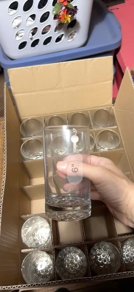 Photo of free New drinking glasses (belmont/watertown line) #2
