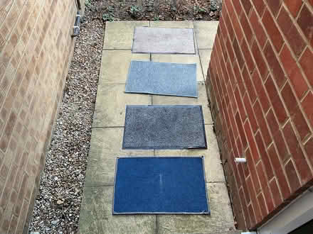 Photo of free 4 x nearly new doormats. Good cond (SG4 0EP) #1