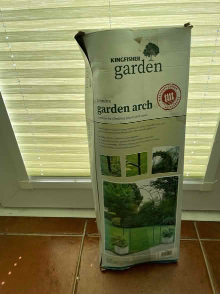 Photo of free Metal garden arch (Stone Cross BN23) #1