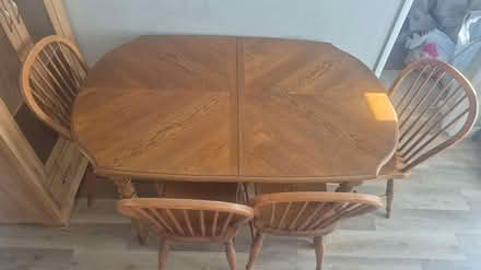 Photo of free Dinning Wooden table and 4 chairs (Shirley, Croydon) #1