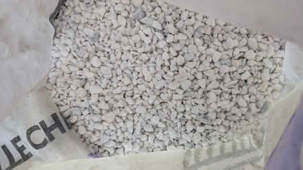Photo of free Bag of white dolomite marble chippings at least 5kg (Gorse Hill GU22) #1