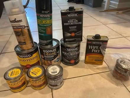 Photo of free Wood stain and polyurethane (Mount rainier) #1