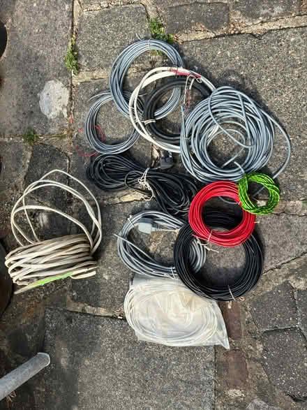 Photo of free Assorted leads/cables (Coney Hall BR4) #2