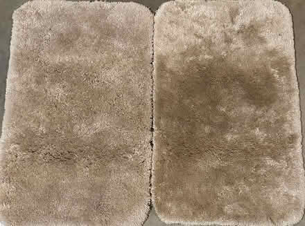 Photo of free Two Tan Bathroom Rugs (Port Murray, NJ) #1
