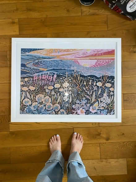 Photo of free Large frame and puzzle (Wandsworth Bridge Road SW6) #1
