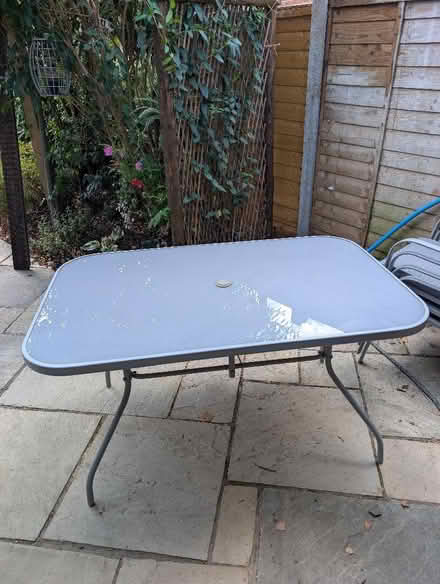 Photo of free Patio table 850*136. RG53NG (Woodley RG5) #1