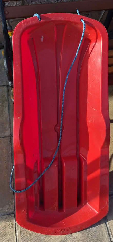 Photo of free 3 Kids Snow Sled Sledge Toboggan, Plastic (Winskill CA10) #4
